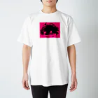 ショップザマネキネコ　SUZURI支店のミケの顔Tシャツ スタンダードTシャツ