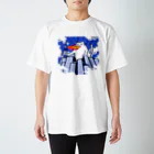 ねこねこ工務店の街を破壊するねこTシャツ Regular Fit T-Shirt