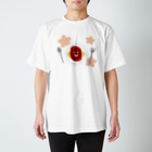 琥珀色に咲く花のオムライスさん Regular Fit T-Shirt