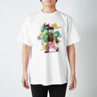 百瀬ガンジィのゴキゲンSHOPのスカジャンチャイナ娘(龍) Regular Fit T-Shirt