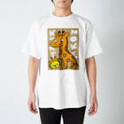 もけまる屋さんのもけまるときりん Regular Fit T-Shirt