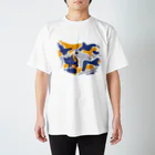 MIX SHOPのカモフラ×ネコ(キジトラ) Regular Fit T-Shirt