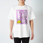 もけまる屋さんのもけまるとうさぎ スタンダードTシャツ