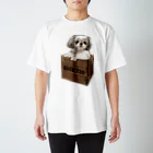 犬グッズの店しえるぶるーの箱入りシーズー スタンダードTシャツ