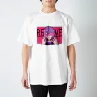 ざと はまぼの目隠れ Regular Fit T-Shirt