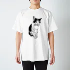 ニコニコさんのにらみネコTシャツ Regular Fit T-Shirt