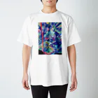 リトマスブルーム の青い花 Regular Fit T-Shirt