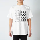 PivotHingeの3939T-shirt(White)/PivotHinge (28) Regular Fit T-Shirt
