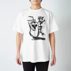 ひざまくらの怖い顔ふくろう Regular Fit T-Shirt