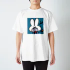 【首】のくびくびブルー Regular Fit T-Shirt