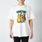 The Camping Deadのクマとネズミのキャンプファイヤー スタンダードTシャツ