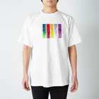 NINEの水彩 五色帯 Regular Fit T-Shirt
