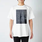 落ちたマスクの落ちたマスク_黒 Regular Fit T-Shirt