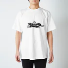 (◐ㅈ◐)のChihuahua Heaven うにょうにょBLACK Regular Fit T-Shirt