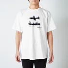 まるよし絵画教室の飛行機と船 Regular Fit T-Shirt