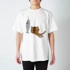 釣活のチャンス猫 スタンダードTシャツ