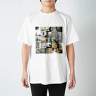 hakusanmarqshopの我が家の猫 Regular Fit T-Shirt