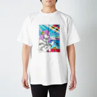 unknown＋storeのオレンジの陽射 Regular Fit T-Shirt