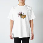 J&J@ふもふも日記の【うさ】フリーふも Regular Fit T-Shirt