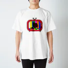 保護猫支援ショップ・パール女将のお宿のUNKO TV レッド Regular Fit T-Shirt