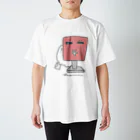 にこにこしろいるか市場 suzuri支店のぽすと1 Regular Fit T-Shirt