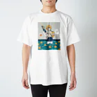 アイロニーのひよこ鉄砲in銭湯 スタンダードTシャツ