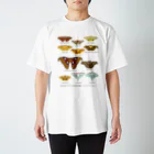 さちこの生物雑貨のヤママユガ科のなかま スタンダードTシャツ