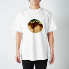 めんたんぴんの宙に浮くたこ焼き Regular Fit T-Shirt
