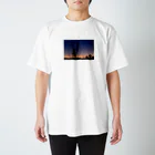 FORK_の明け方の観覧車【風景】 スタンダードTシャツ