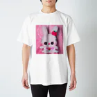 pupupuchiusaのSNSのトプ画のぷちゃん スタンダードTシャツ