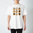 パグ PUG ぱぐ  OHMAI GALLERYのニャンコTシャツ スタンダードTシャツ