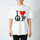 Oh._.happy❤happy shopのI ❤️Ohagi Peanut  スタンダードTシャツ