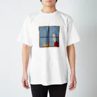 Willy-willy.の窓ネコ Regular Fit T-Shirt