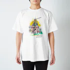Aki Kuboki ONLINE SHOPのサグラダ・ファミリアの光 スタンダードTシャツ