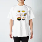 Draw freelyの卵の七変化 スタンダードTシャツ