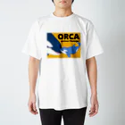 上中さとるのベビーシャチA（橙） スタンダードTシャツ