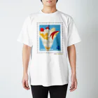 Quatre Illustrationのキャトル切手_フルーツパフェ Regular Fit T-Shirt