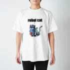 ３時のおやつ商店の猫型ロボット スタンダードTシャツ