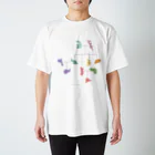 シマノカタチの小笠原家系図グッズ〈カラフル〉 Regular Fit T-Shirt