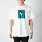 kg_shopのジェンツーペンギン【水彩デザイン】 Regular Fit T-Shirt