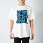 chabiのwave/green Regular Fit T-Shirt