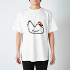 いきものや のの(本館)のニワトリ(めんどり) スタンダードTシャツ