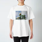 ため息のひらめきのSwaying sunflowers, summer.(sentimental) スタンダードTシャツ