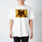 upafishのCat スクラッチフォト風 スタンダードTシャツ