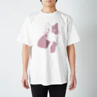 小鳥と映画館のご機嫌ナナメなネコ Regular Fit T-Shirt