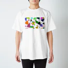 でおきしりぼ子の実験室のTrianglez_ｗ Regular Fit T-Shirt