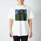 やきにくおうじのどこかで見たことある気がする石像。 Regular Fit T-Shirt