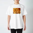 太々しい猫、玉三郎。の虚無さぶろう スタンダードTシャツ