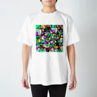 河亜太のいのせんとぴっぴ(ごちゃごちゃ） スタンダードTシャツ