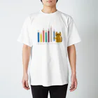 mapechiのトラネコしまお、絵への野望 スタンダードTシャツ